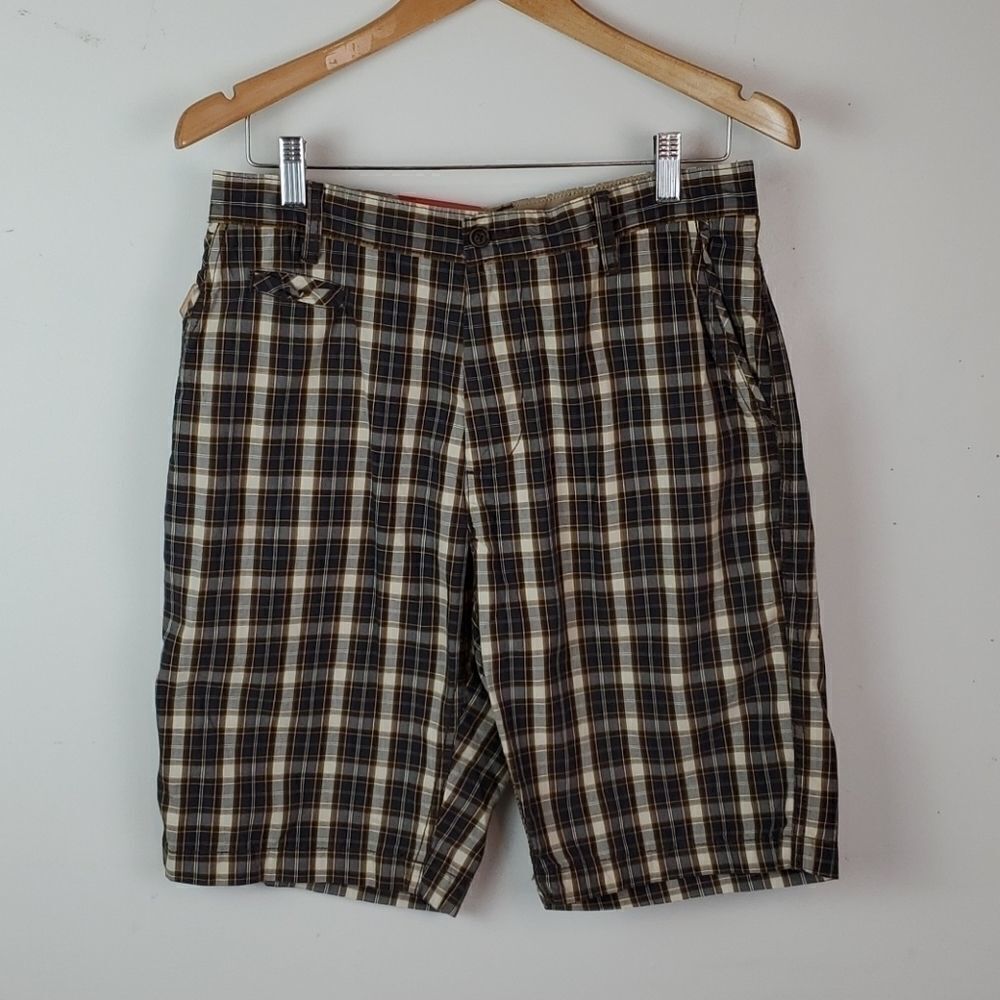 Trevero Shorts Tartan Size 30 Brown